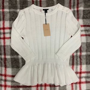 Halogen Peplum Sweater (NEW)